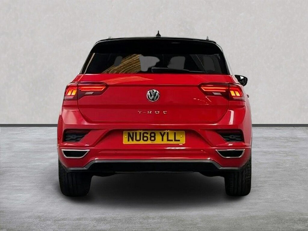 Volkswagen T-Roc 1.5 Tsi Gpf Evo R-line Suv Euro NU68YLL Red #4