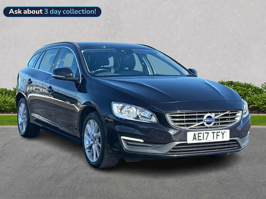 Volvo V60 2.0 D2 Se Nav Estate Euro 6 Ss Black