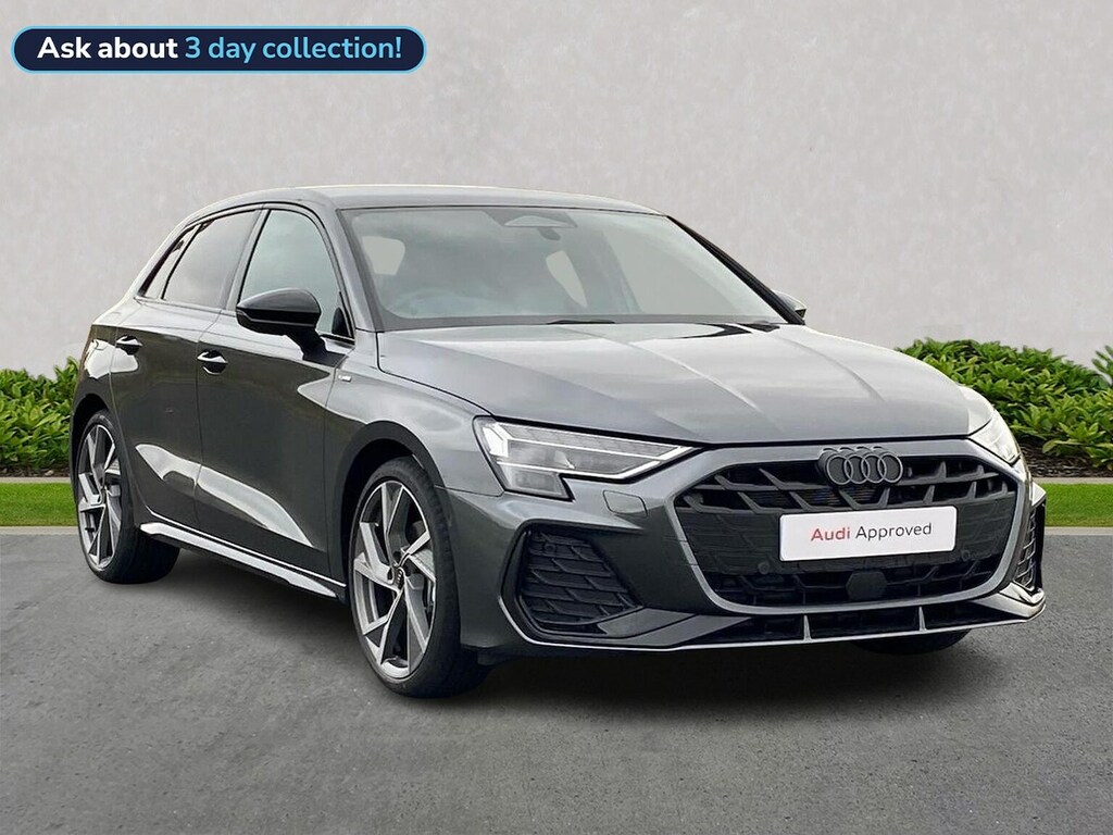 Audi A3 1.5 Tfsi 150 Black Edition S Tronic NU75PWN Grey