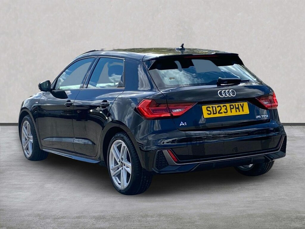 Audi A1 1.0 Tfsi 25 S Line Sportback Eur SD23PHY Black #2