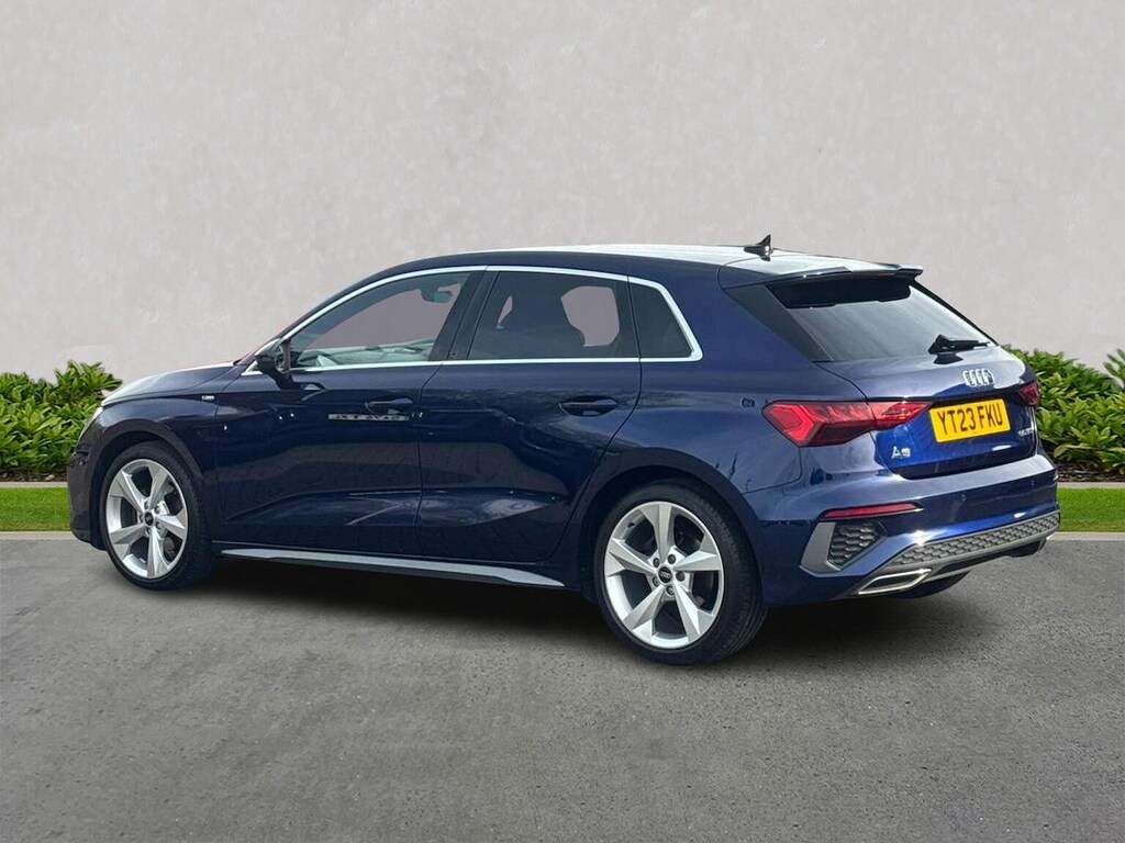 Audi A3 30 Tfsi S Line S Tronic YT23FKU Blue #2