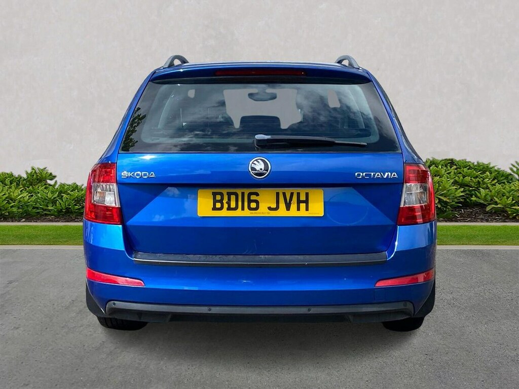 Skoda Octavia 1.6 Tdi Se Estate Euro 6 Ss Blue #3