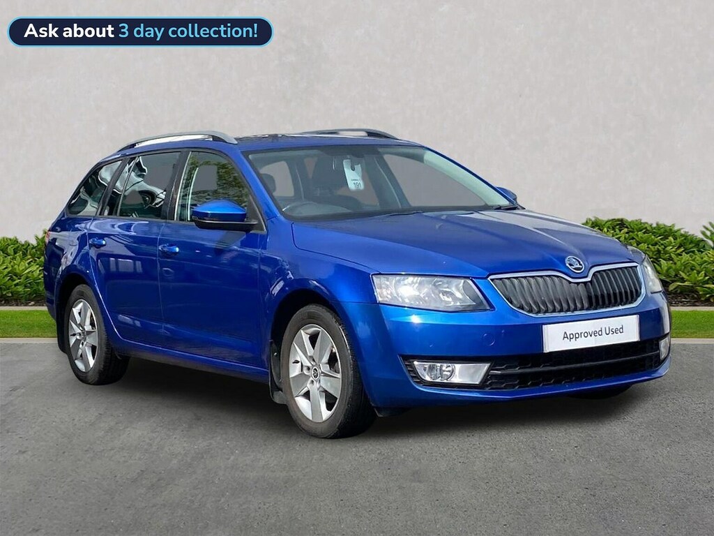 Skoda Octavia 1.6 Tdi Se Estate Euro 6 Ss Blue