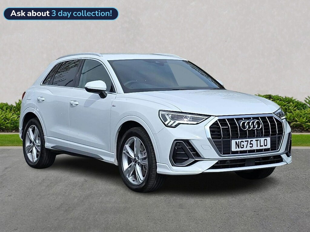 Audi Q3 40 Tdi 193 Quattro S Line S Tronic Leather White