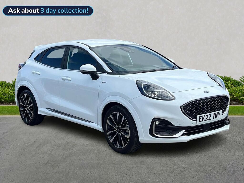 Ford Puma 1.0T Ecoboost Mhev St-line Vignale Suv White