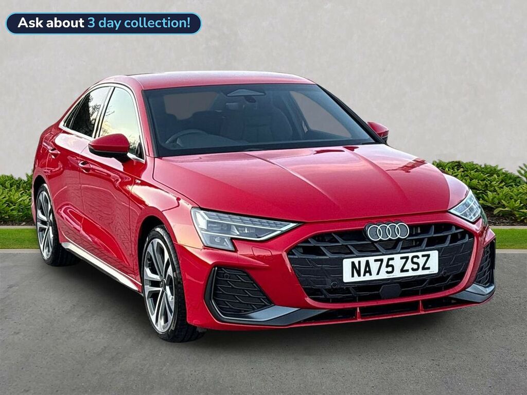 Audi A3 1.5 Tfsi 150 S Line S Tronic Red