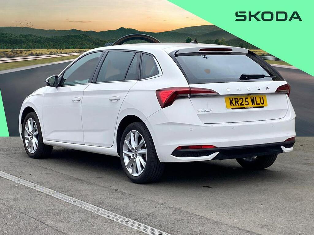 Skoda Scala 1.0 Tsi Se L Edition Hatchback E KR25WLU White #2