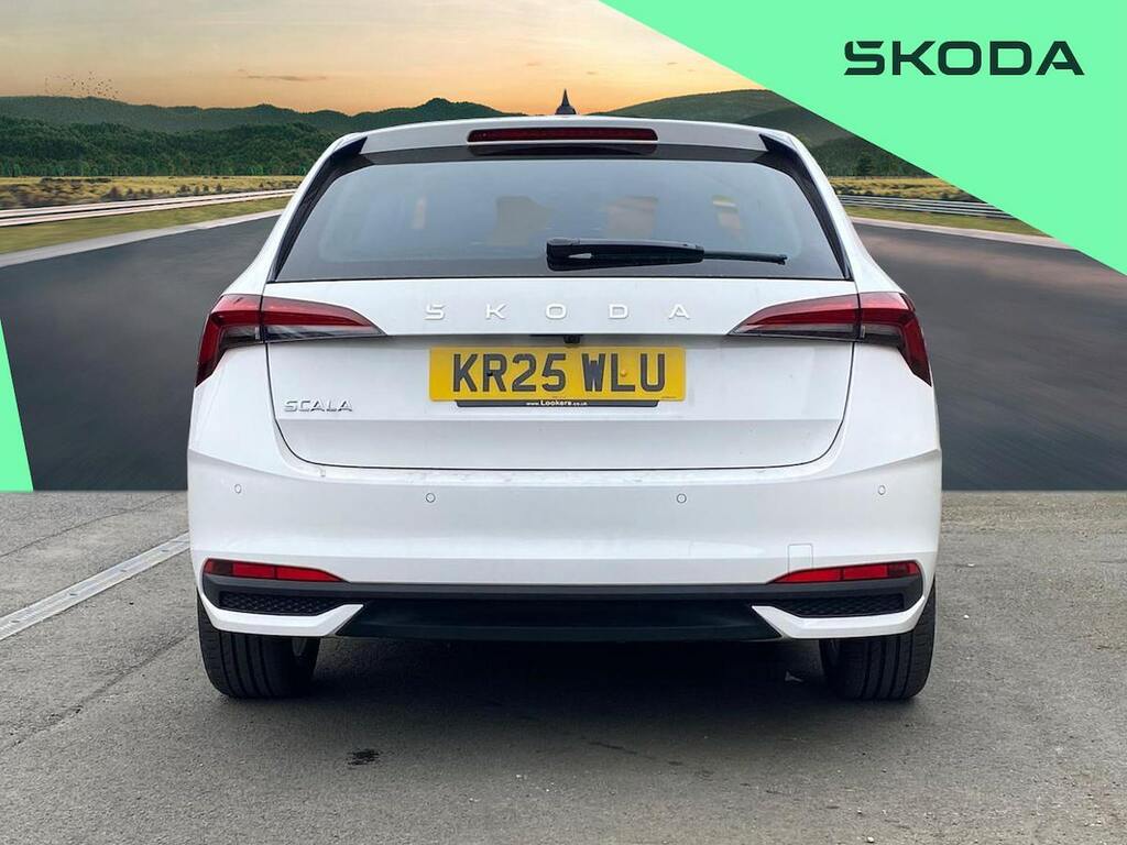 Skoda Scala 1.0 Tsi Se L Edition Hatchback E KR25WLU White #4