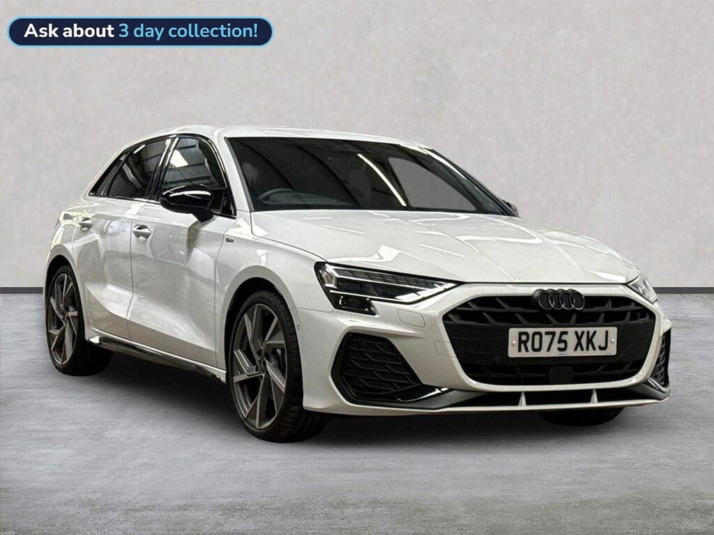 Audi A3 1.5 Tfsi 150 Black Edition S Tronic White