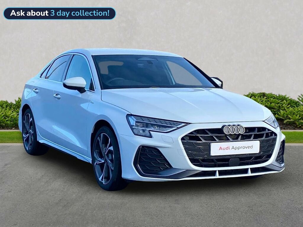 Audi A3 1.5 Tfsi 150 S Line S Tronic NU75OVZ White