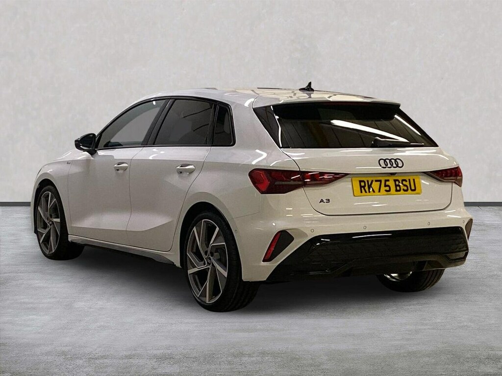 Audi A3 1.5 Tfsi 150 Black Ed S Tronic Tech Pack RK75BSU White #2