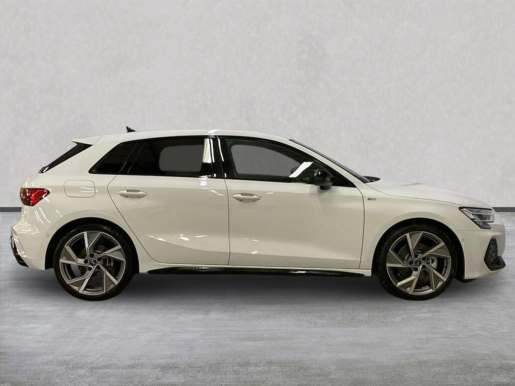 Audi A3 1.5 Tfsi 150 Black Ed S Tronic Tech Pack RK75BSU White #3