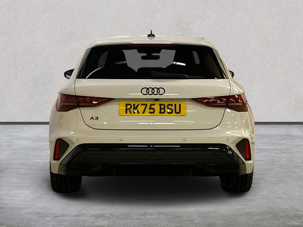 Audi A3 1.5 Tfsi 150 Black Ed S Tronic Tech Pack RK75BSU White #4