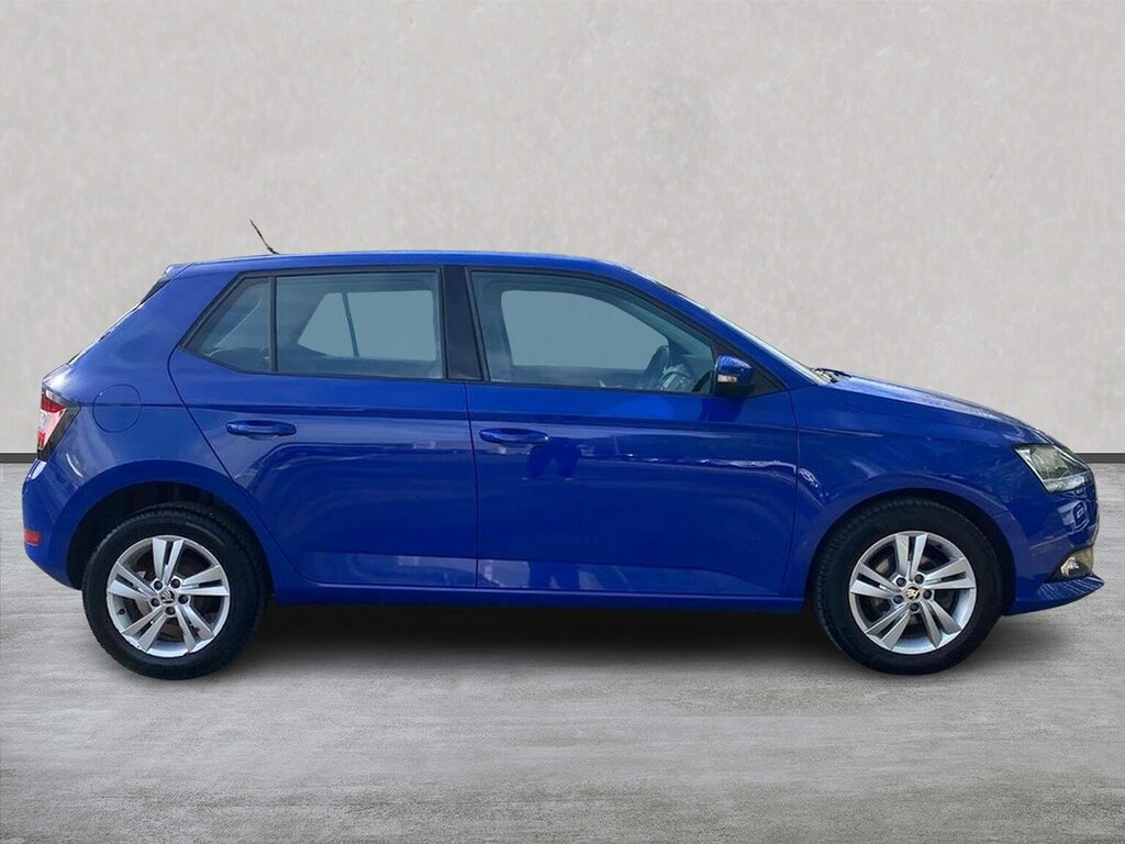 Skoda Fabia 1.0 Se Hatchback Euro 6 Ss 6 GK71OWY Blue #3