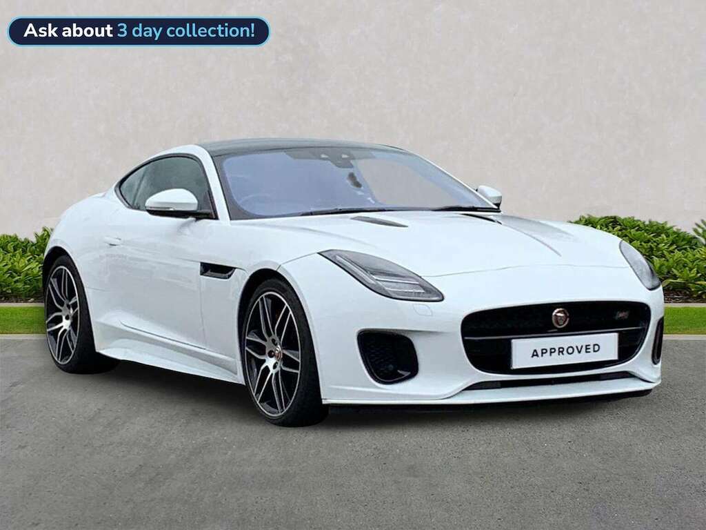 Jaguar F-Type 2.0 Chequered Flag White