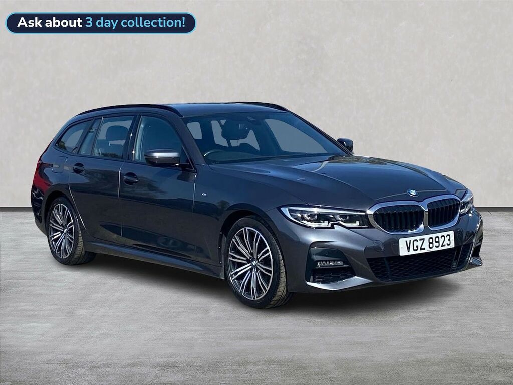 BMW 3 Series 2.0 318D Mht M Sport Touring Hybrid Aut Grey