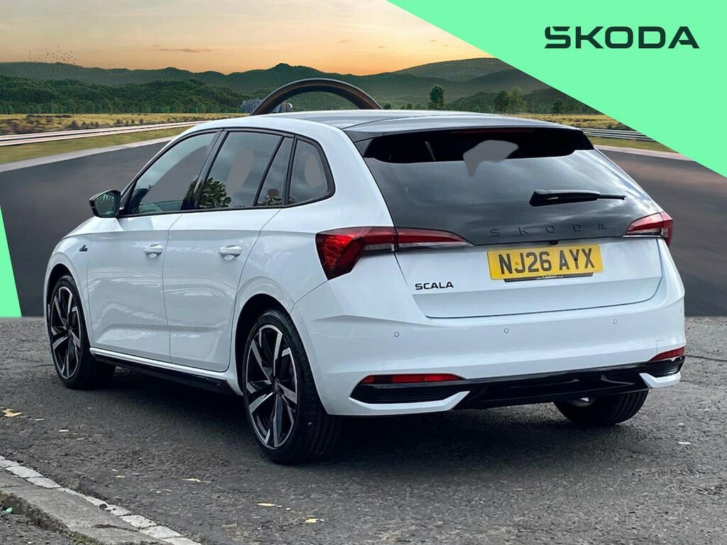 Skoda Scala 1.0 Tsi 116 Monte Carlo Edition Dsg NJ26AYX White #2