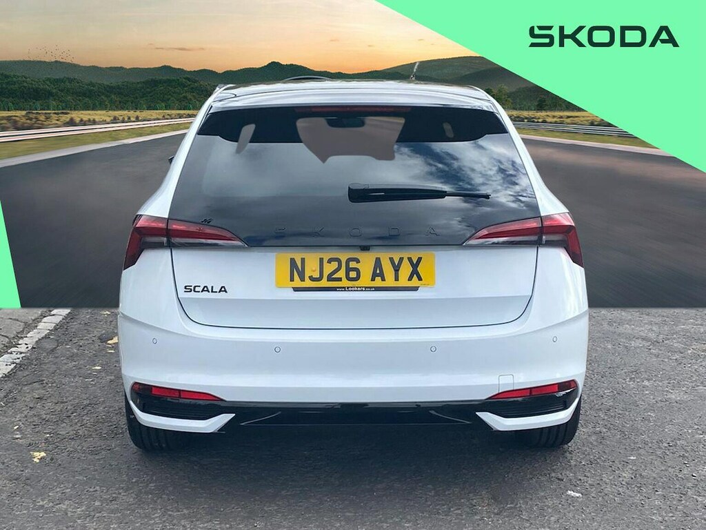 Skoda Scala 1.0 Tsi 116 Monte Carlo Edition Dsg NJ26AYX White #4