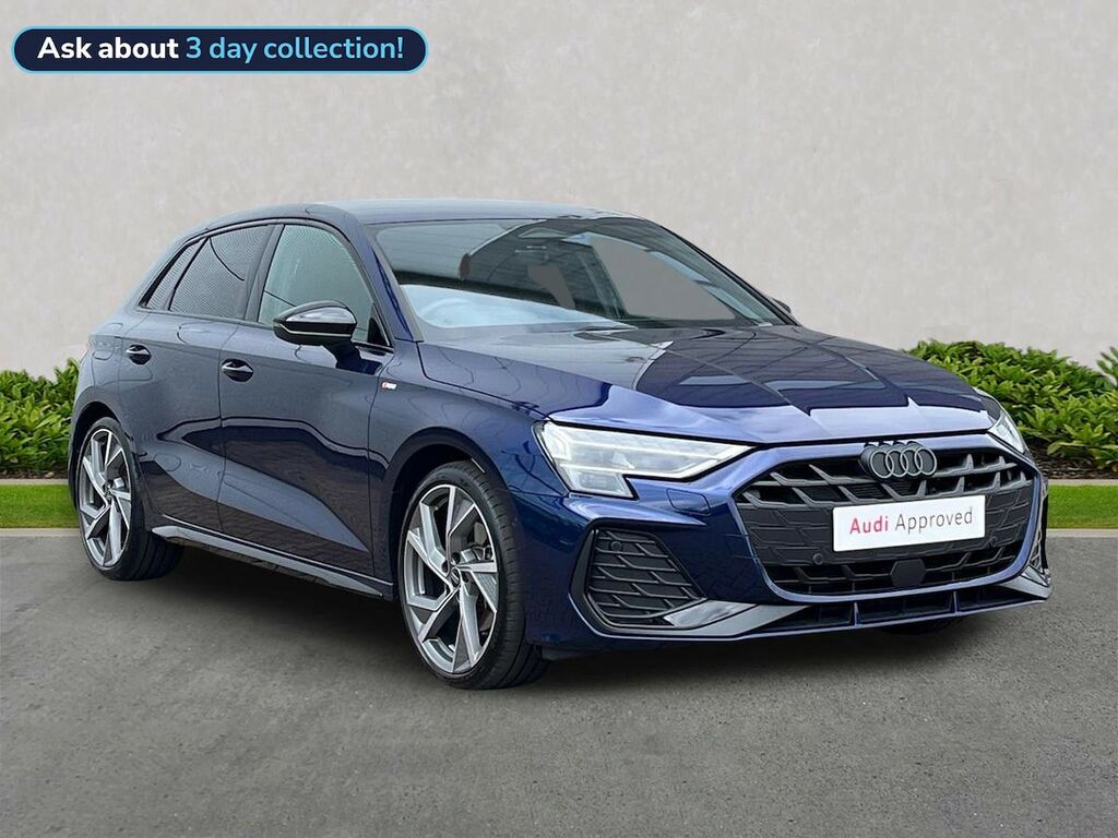 Audi A3 2.0 Tdi 150 Black Edition S Tronic Tech Pack Blue