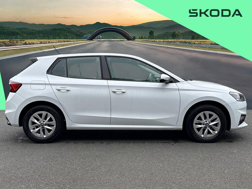 Skoda Fabia 1.0 Tsi Se Edition Hatchback Eur GL25NPE White #3