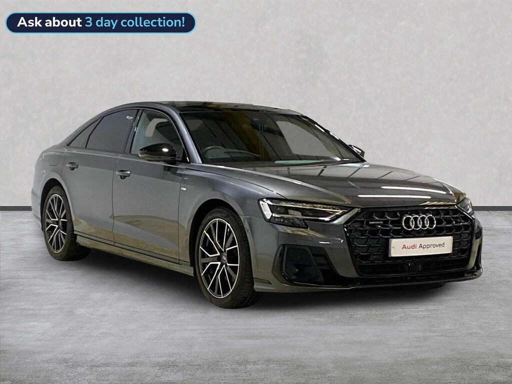 Audi A8 3.0 Tfsi V6 55 Black Edition Saloon Tip Grey