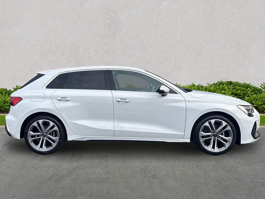 Audi A3 1.5 Tfsi 150 S Line S Tronic Tech Pack NK75WZX White #3