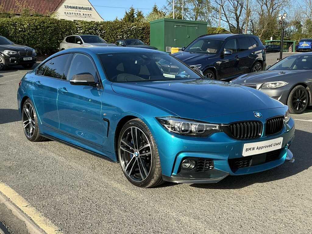 BMW 4 Series 440I M Sport Professional Media Blue