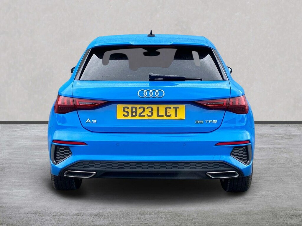 Audi A3 1.5 Tfsi 35 S Line Sportback S Tronic E SB23LCT Blue #4