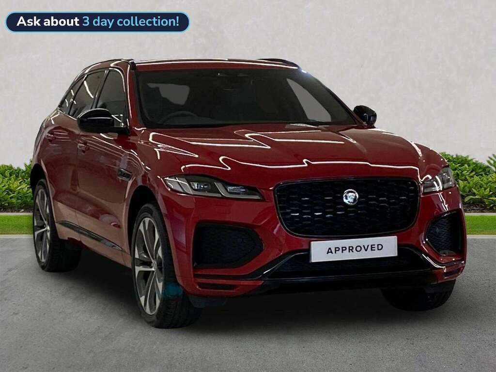 Jaguar F-Pace 3.0 D300 R-dynamic Hse Black 90Th Anniv Red