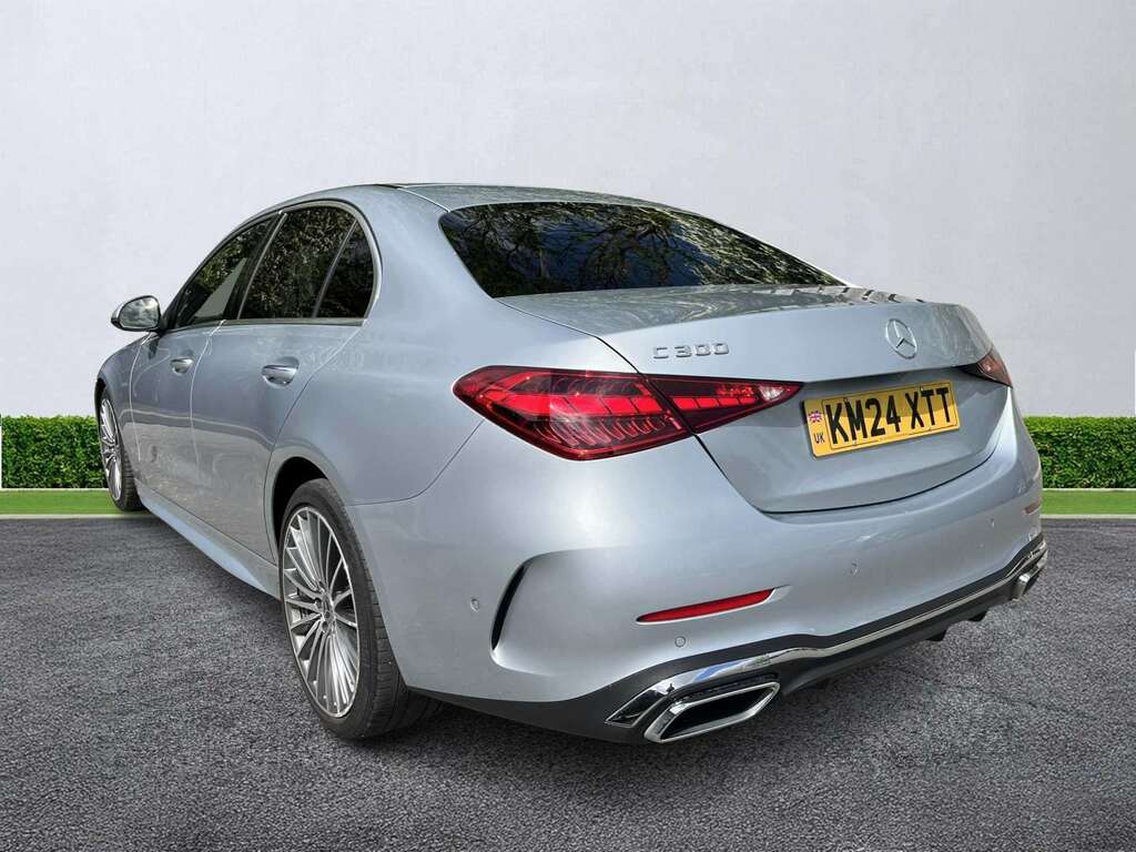Mercedes-Benz C Class C300 Amg Line Premium 9G-tronic KM24XTT Silver #2