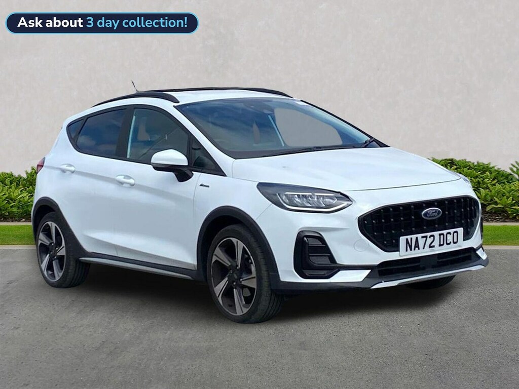 Ford Fiesta 1.0T Ecoboost Active Hatchback E NA72DCO White