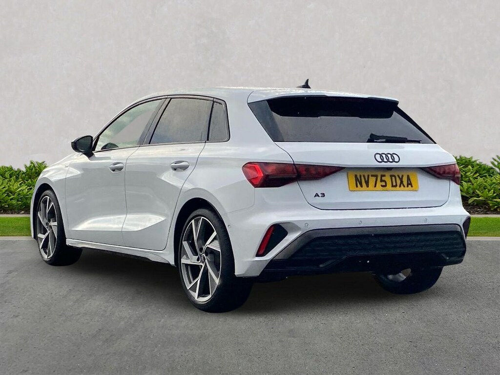 Audi A3 2.0 Tdi 150 Black Edition S Tronic NV75DXA White #2