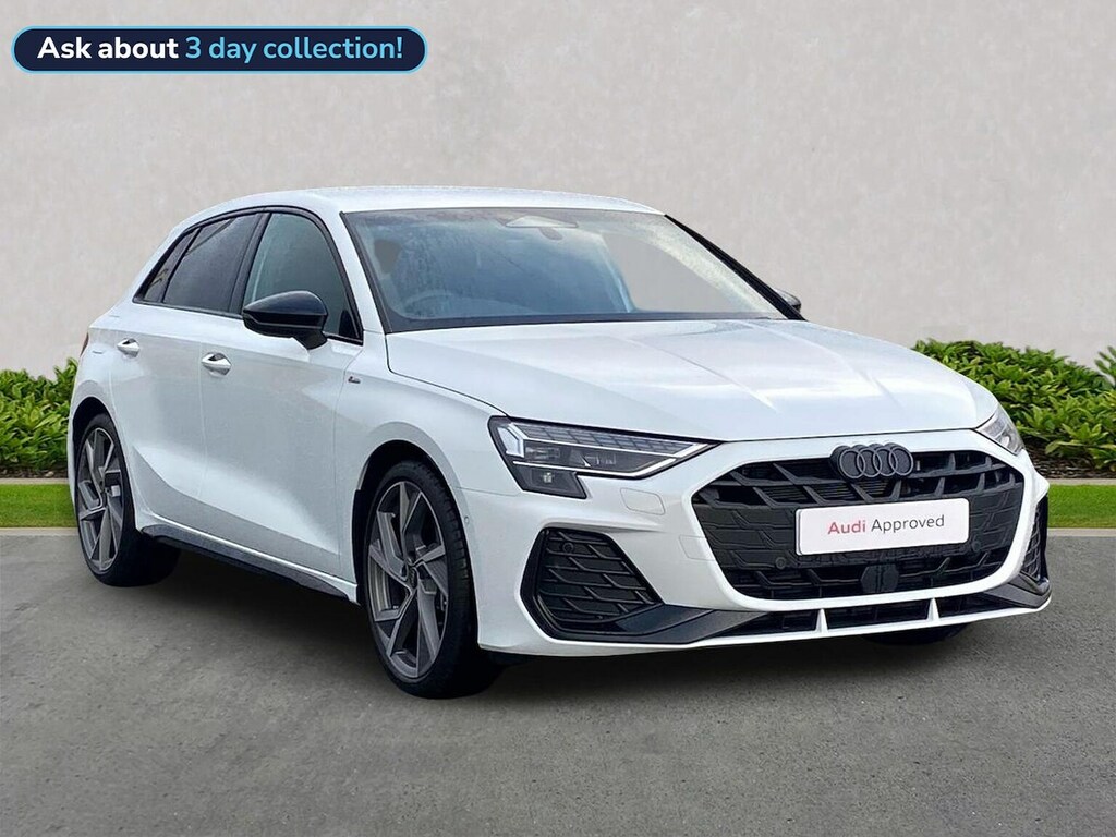 Audi A3 2.0 Tdi 150 Black Edition S Tronic White