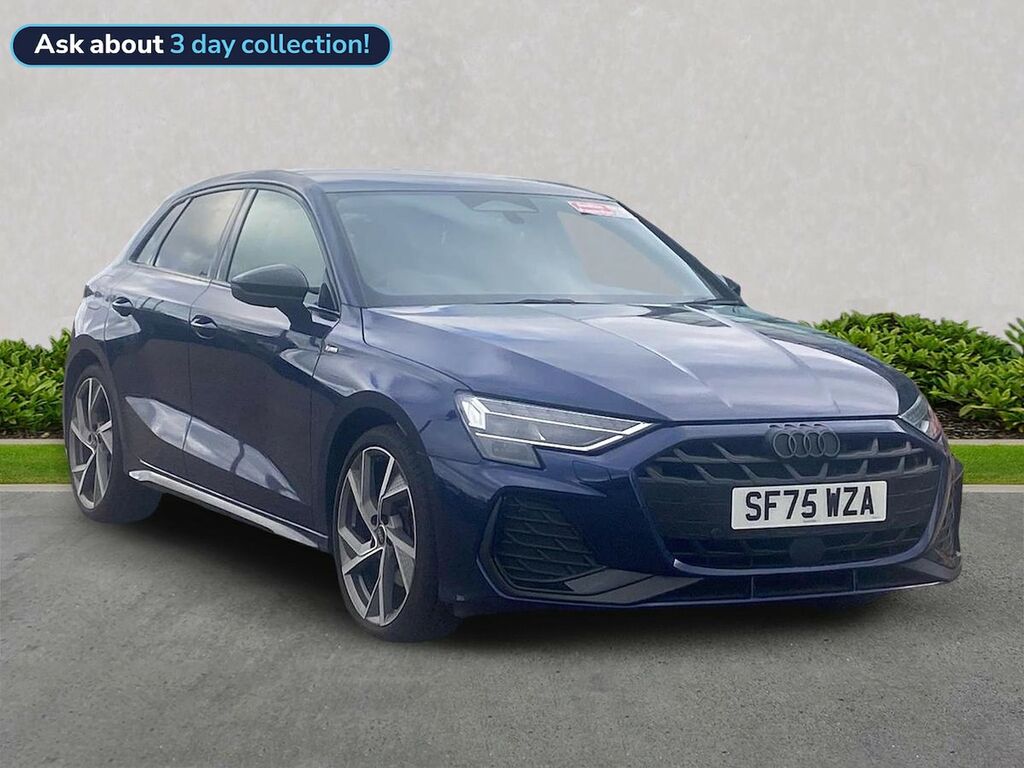 Audi A3 1.5 Tfsi 150 Black Edition Tech Pack Blue