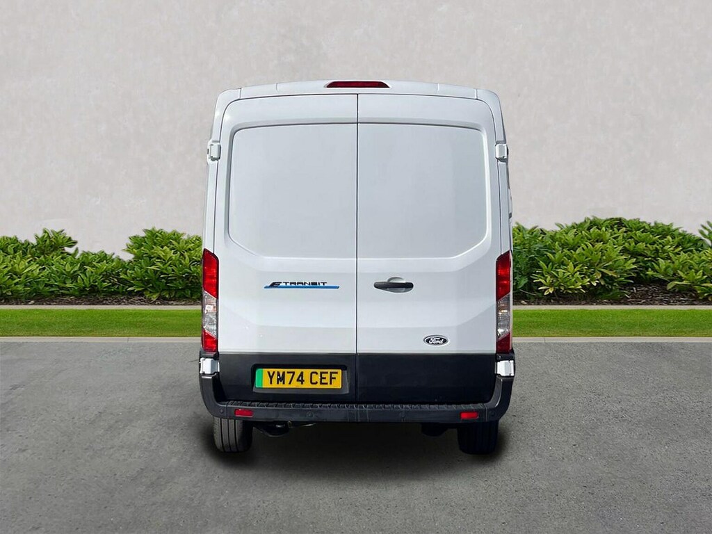 Ford Transit Custom E-transit 350 L2 Rwd 198Kw 68Kwh H2 Leader Van Aut YM74CEF #4