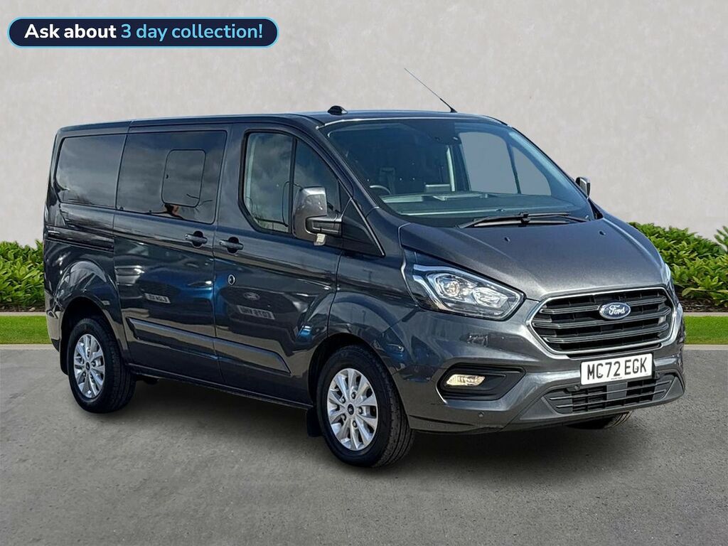 Ford Transit Custom 2.0 Ecoblue 130Ps Low Roof Dcab Limited Van MC72EGK