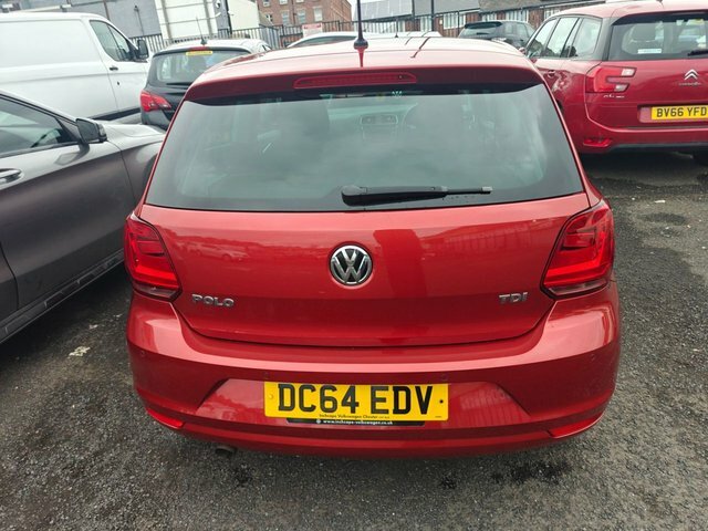 Volkswagen Polo 1.4 Tdi Bluemotion Tech Sel Hatchback M DC64EDV Red #6