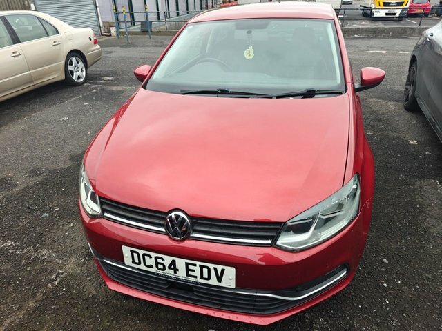 Volkswagen Polo 1.4 Tdi Bluemotion Tech Sel Hatchback M DC64EDV Red #3