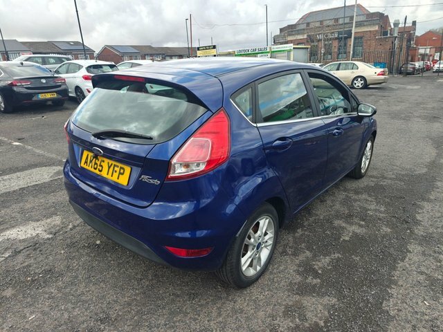 Ford Fiesta 1.25 Zetec Hatchback Euro 6 82 AK65YFP Blue #2