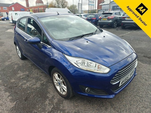 Ford Fiesta 1.25 Zetec Hatchback Euro 6 82 AK65YFP Blue
