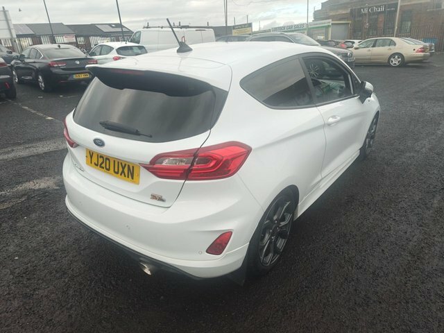 Ford Fiesta 1.0T Ecoboost St-line Edition Hatchback YJ20UXN White #2