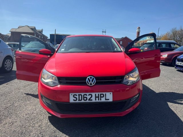 Volkswagen Polo 1.2 Match Hatchback Euro 5 60 P SD62HPL Red #3