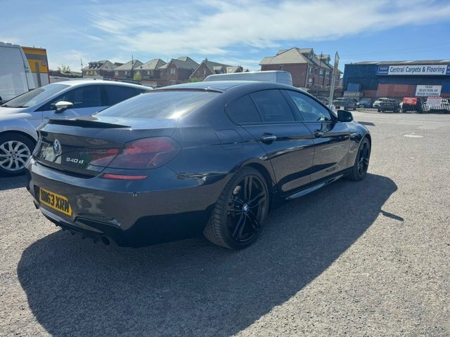 BMW 6 Series Gran Coupe 3.0 640D M Sport Saloon Euro 5 S WN63XRM Black #2