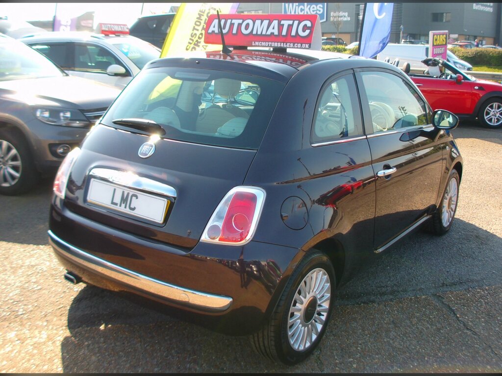 Fiat 500 1.2 Lounge Hatchback Dualogic Euro 6 S EO14KOW Purple #6