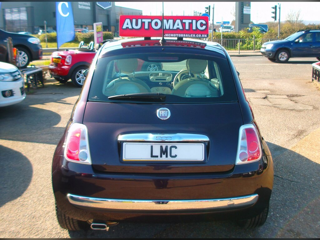 Fiat 500 1.2 Lounge Hatchback Dualogic Euro 6 S EO14KOW Purple #5