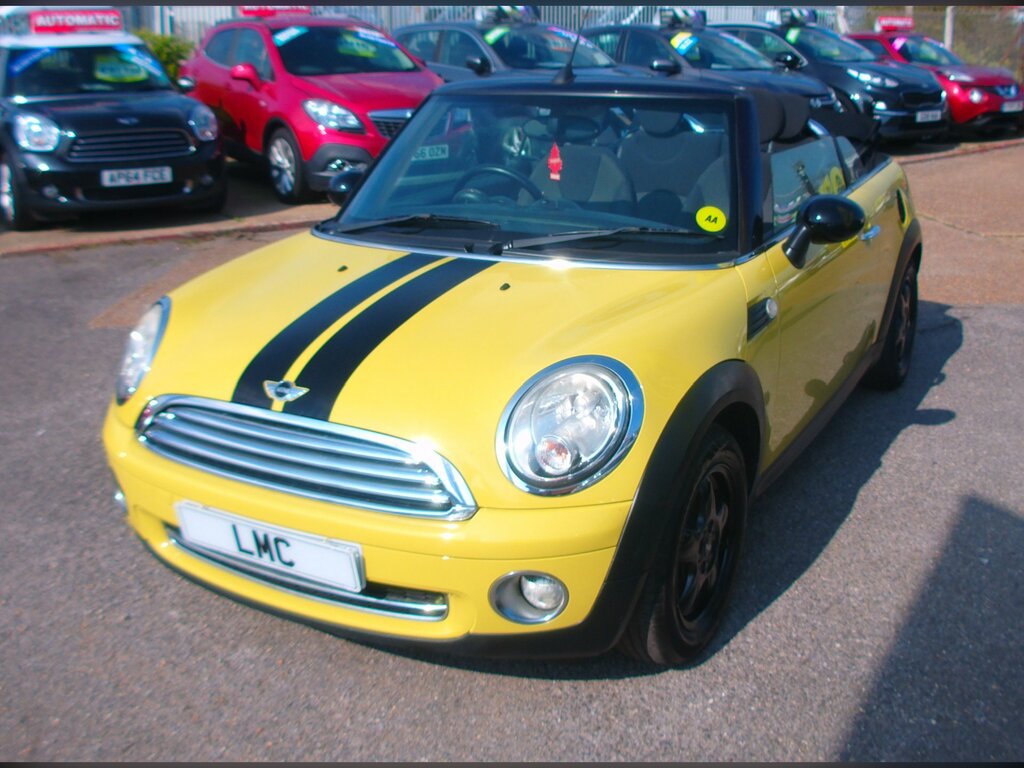 Mini Convertible 1.6 Cooper Convertible Euro 5 1 BG10VJY Yellow #3