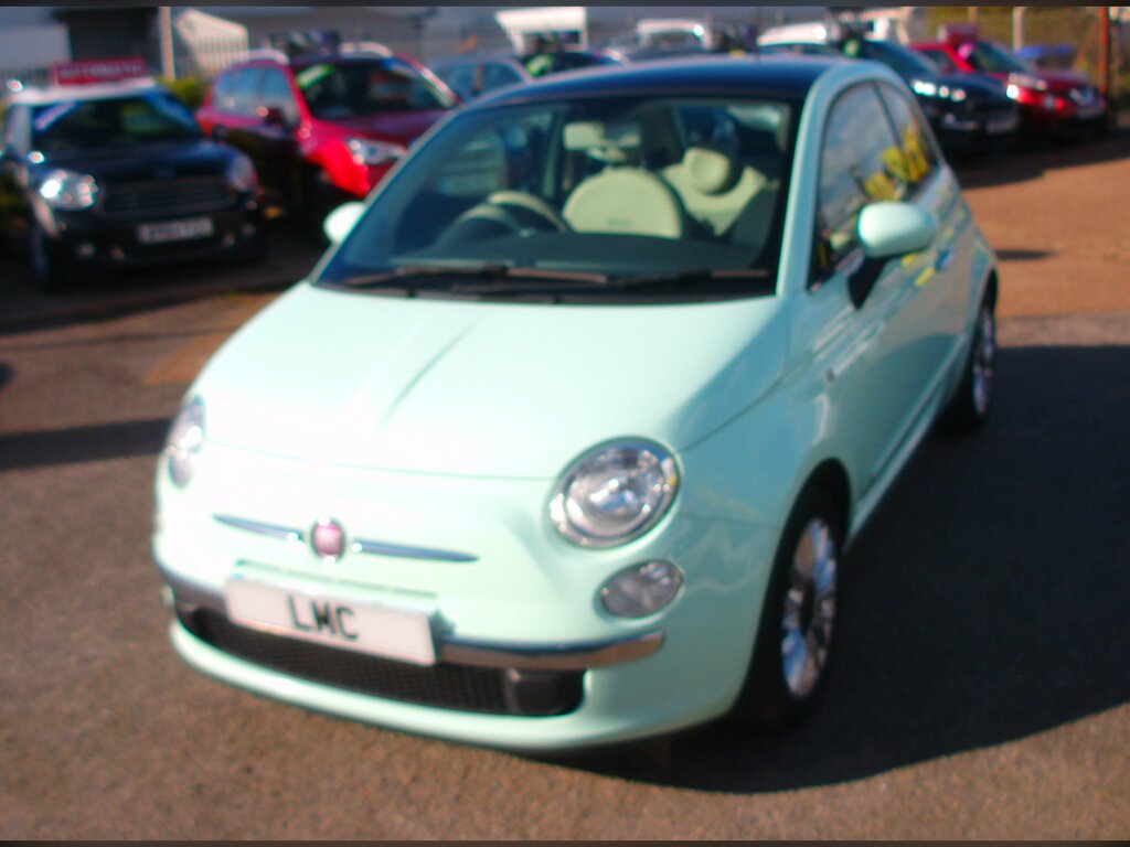 Fiat 500 1.2 Lounge Hatchback Euro 6 Ss GY14YKM Green #3