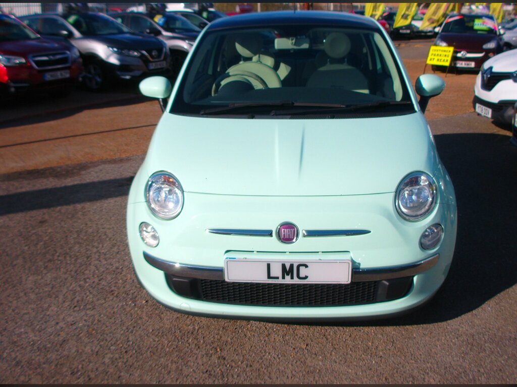 Fiat 500 1.2 Lounge Hatchback Euro 6 Ss GY14YKM Green #2