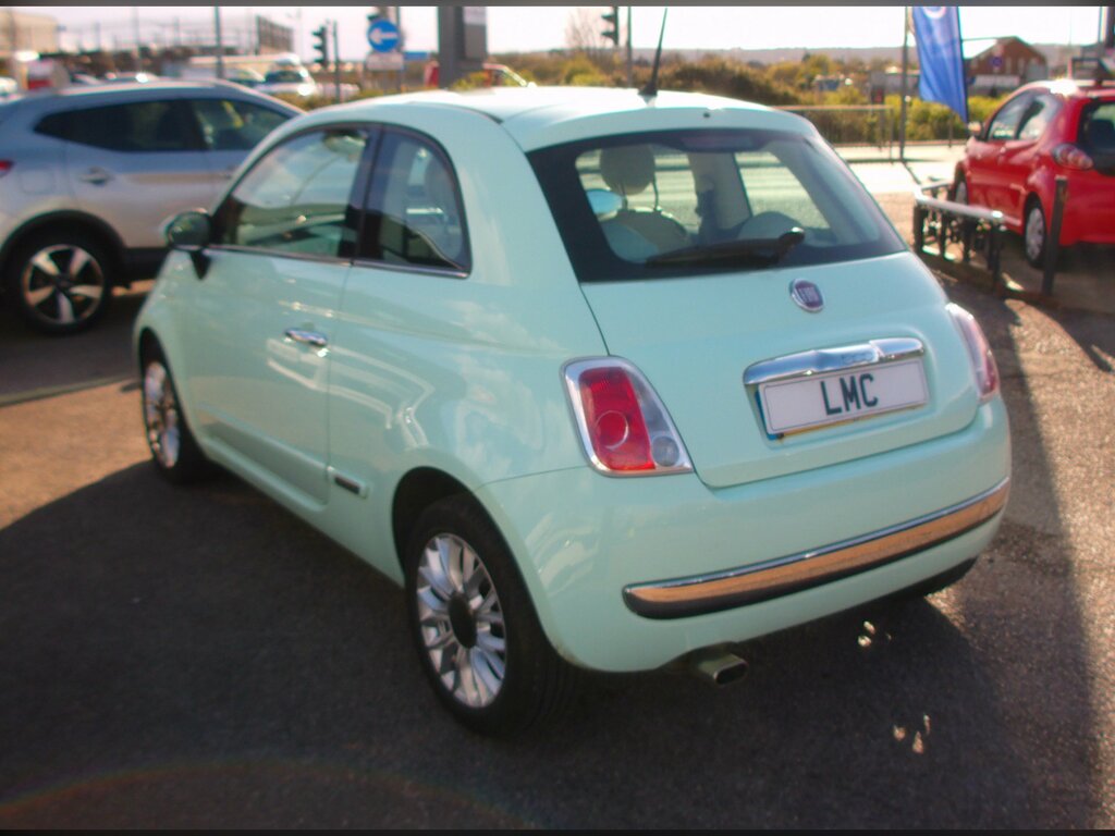 Fiat 500 1.2 Lounge Hatchback Euro 6 Ss GY14YKM Green #4