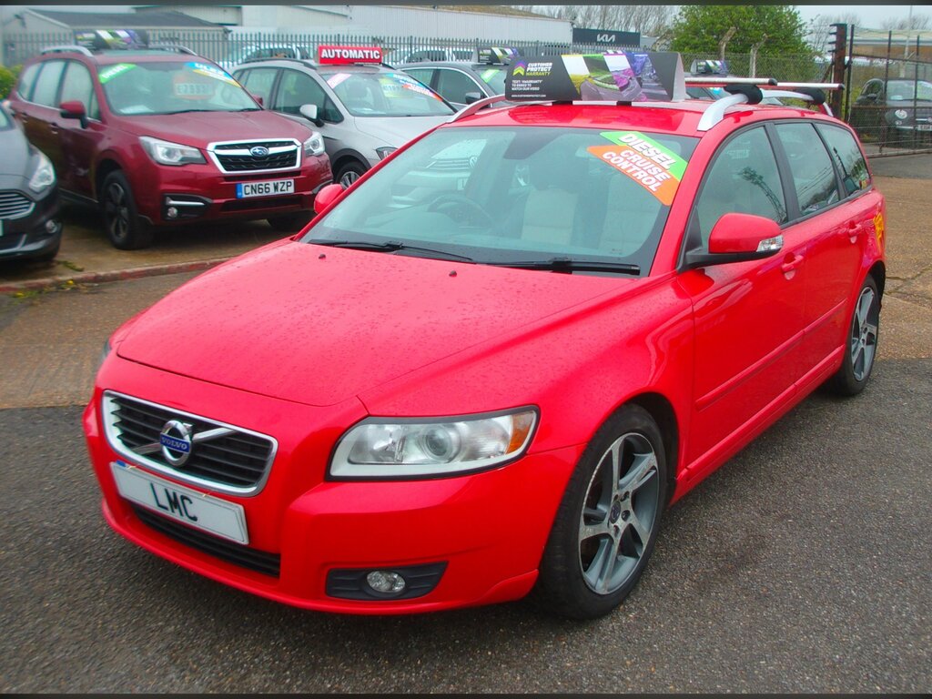 Volvo V50 1.6D Drive Se Lux Edition Estate Red #3